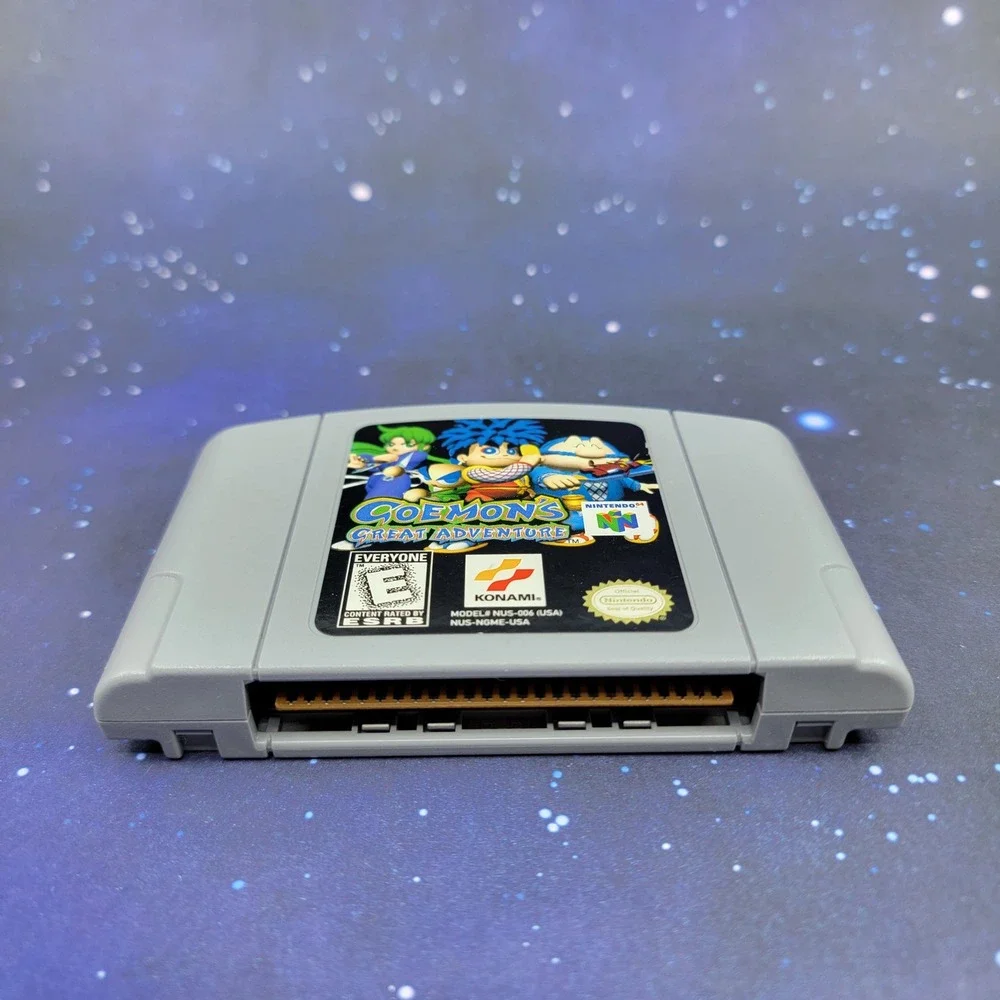 Goemon's Great Adventure Nintendo 64 N64 Konami NUS-NGME-USA Authentic Cartridge